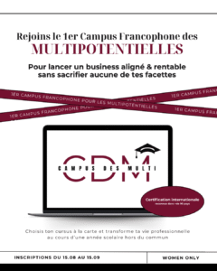 campus des multi : la solution idéale pour passer du syndrome de l'imposteur à la multipotentialité